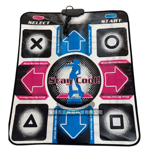 Cross-Border English Dance Mat USB Computer Single 11-Key Middle Dance Mat Home Game Dance Machine Manufacturer