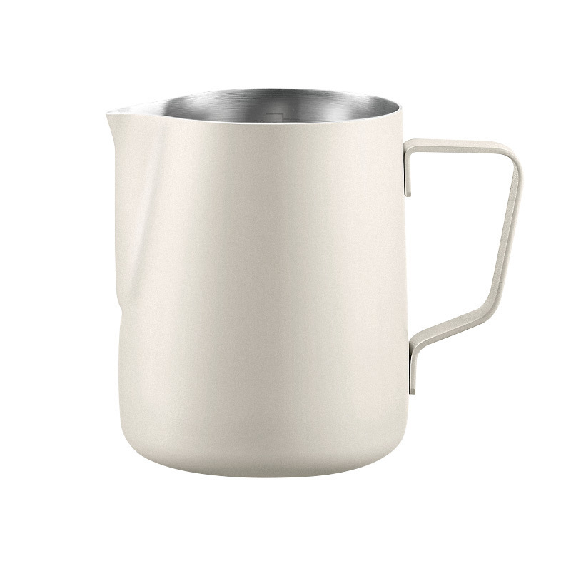Fuente de boca aguda engrosada 304 taza de café de acero inoxidable taza de café de espuma de leche utensilios creativos