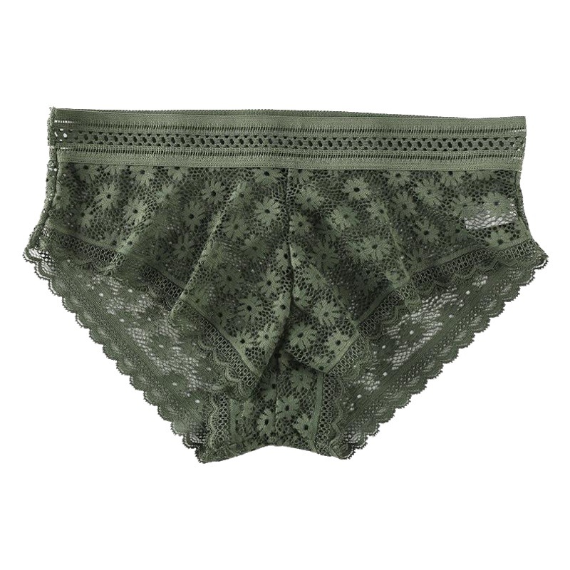Puesto de suministro de ropa interior de encaje sexy para mujer nuevo ligero cómodo elástico para la piel calzoncillos de ropa interior de mujer
