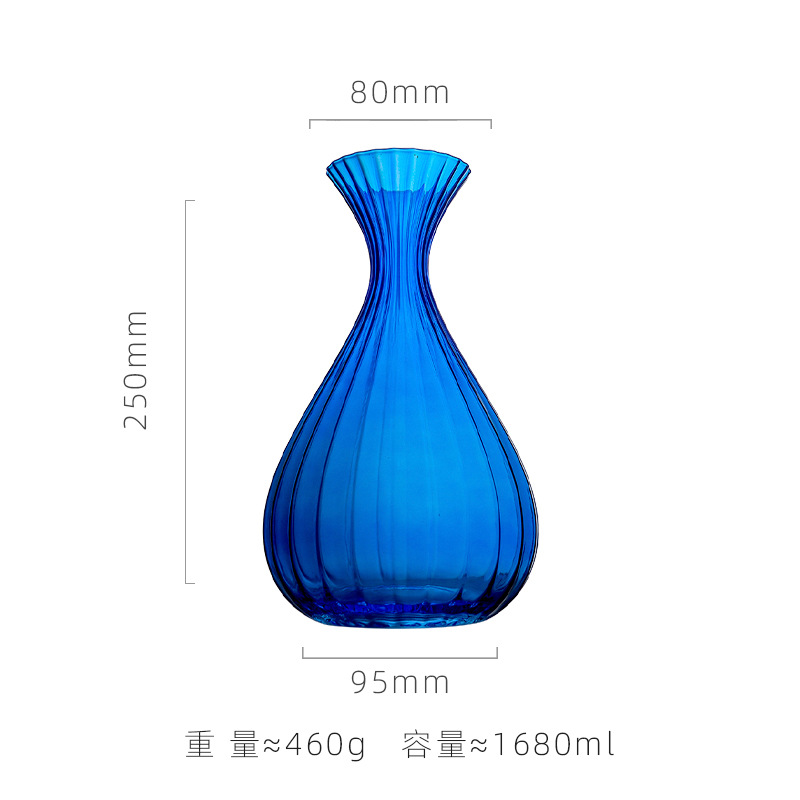 Retro wine decanter, flowered