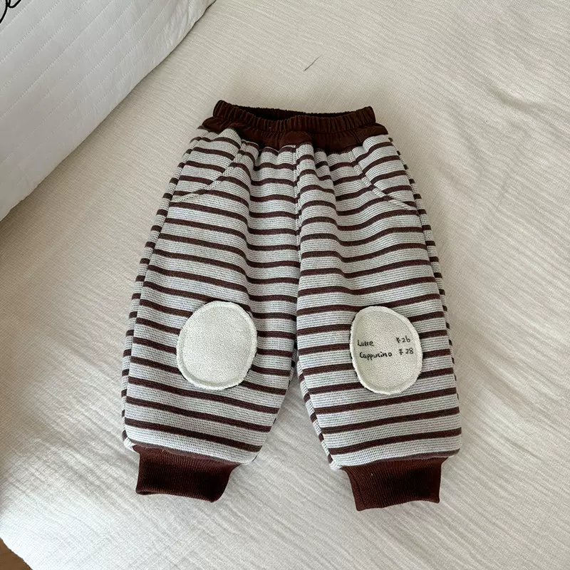 儿童裤子2025冬款婴儿男宝宝夹棉加厚保暖裤冬季婴童棉袄裤子 a类