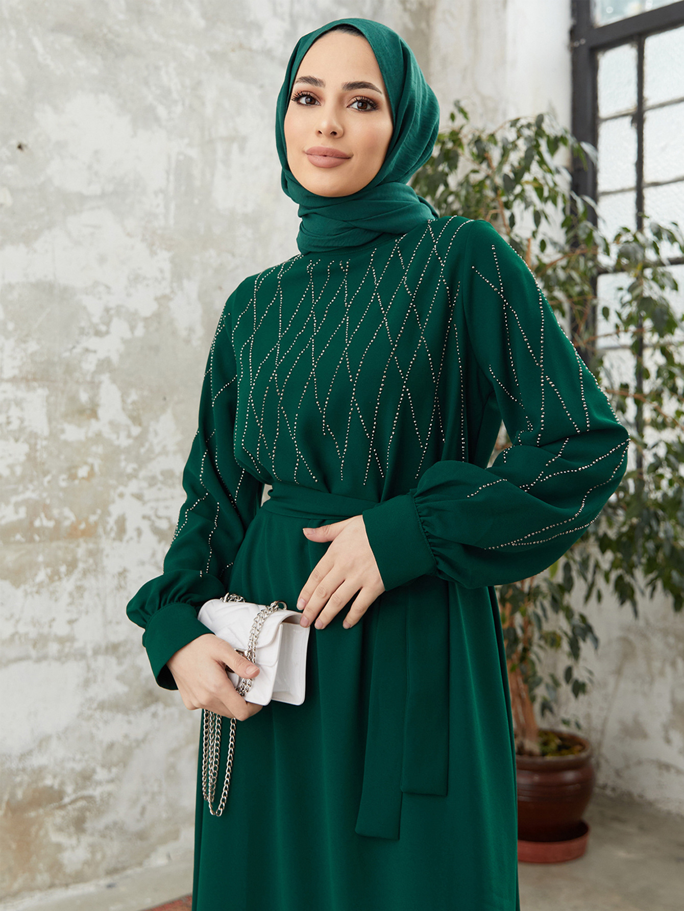 Captivating Modest Maxi Dress - AmoFashion Ltd 37 O1CN01ODNdeF1PjFy8ZjdMf !!2215615991876 0 cib
