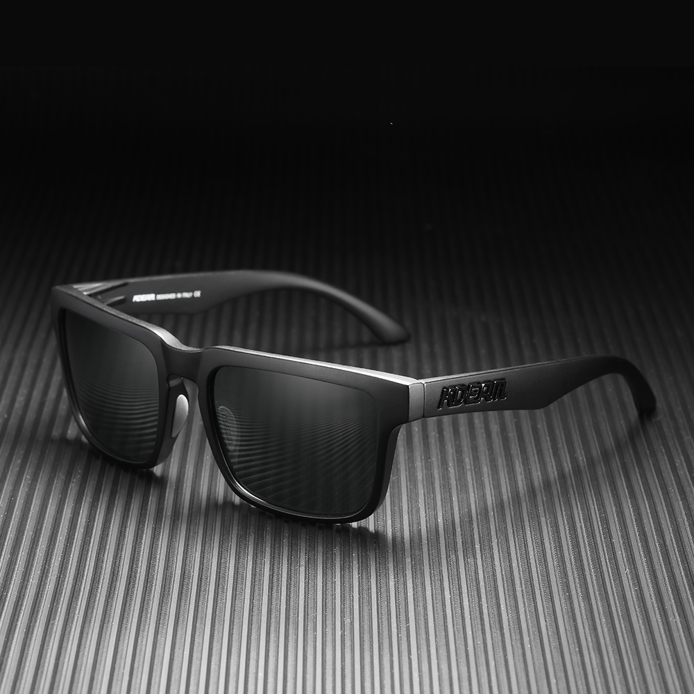 Lässig Farbblock Tak Quadrat Vollbild Sport Sonnenbrille display picture 10