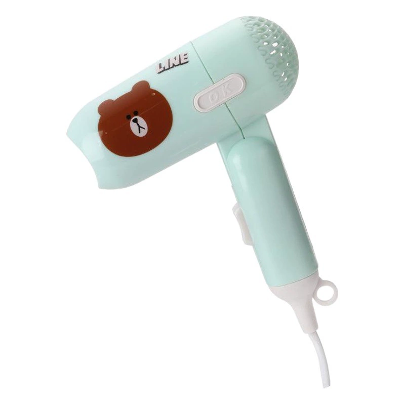 Трансграничный подарок мини складной фен для волос студенческое общежитие небольшой мощности кибер-знаменитости фен мультфильм портативный двухступенчатый