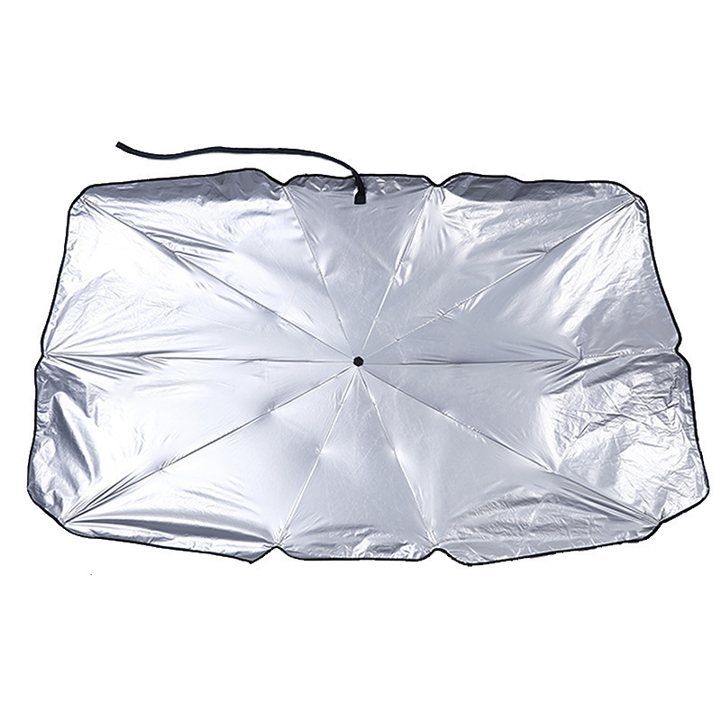 Paraguas para automóviles transfronterizos protección solar aislamiento térmico cortina solar delantera para automóviles de almacenamiento conveniente de verano para automóviles image 6