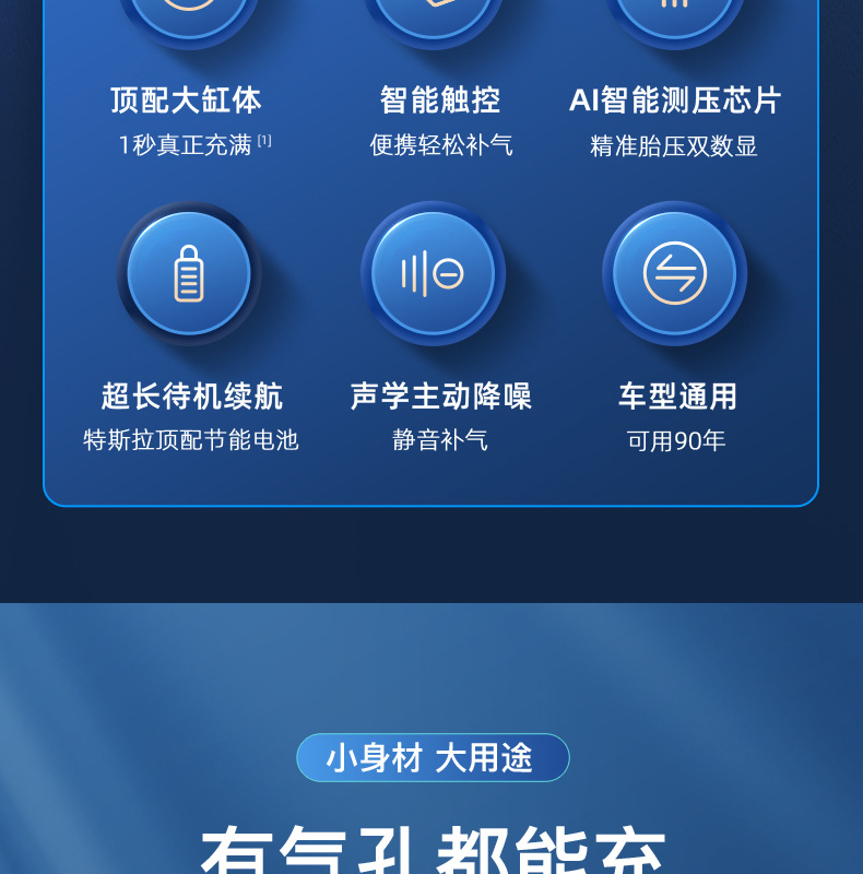 [1715] New Portable Car Air Pump with Digital Display for Inflating Car Tires, Mini Tire Inflator for Cars