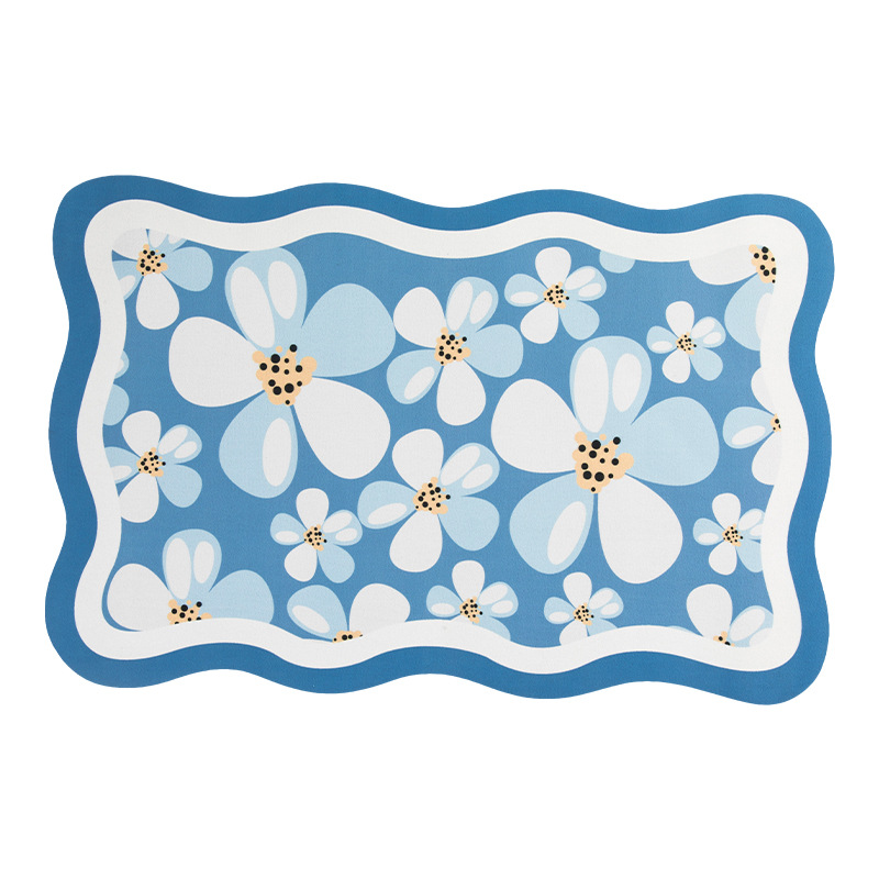 Cocina de encimera de drenaje almohadilla de taza de aislamiento térmico anti-escaldado casero almohadilla de mesa de comedor bar de encimera de secado rápido almohadilla de comedor antideslizante