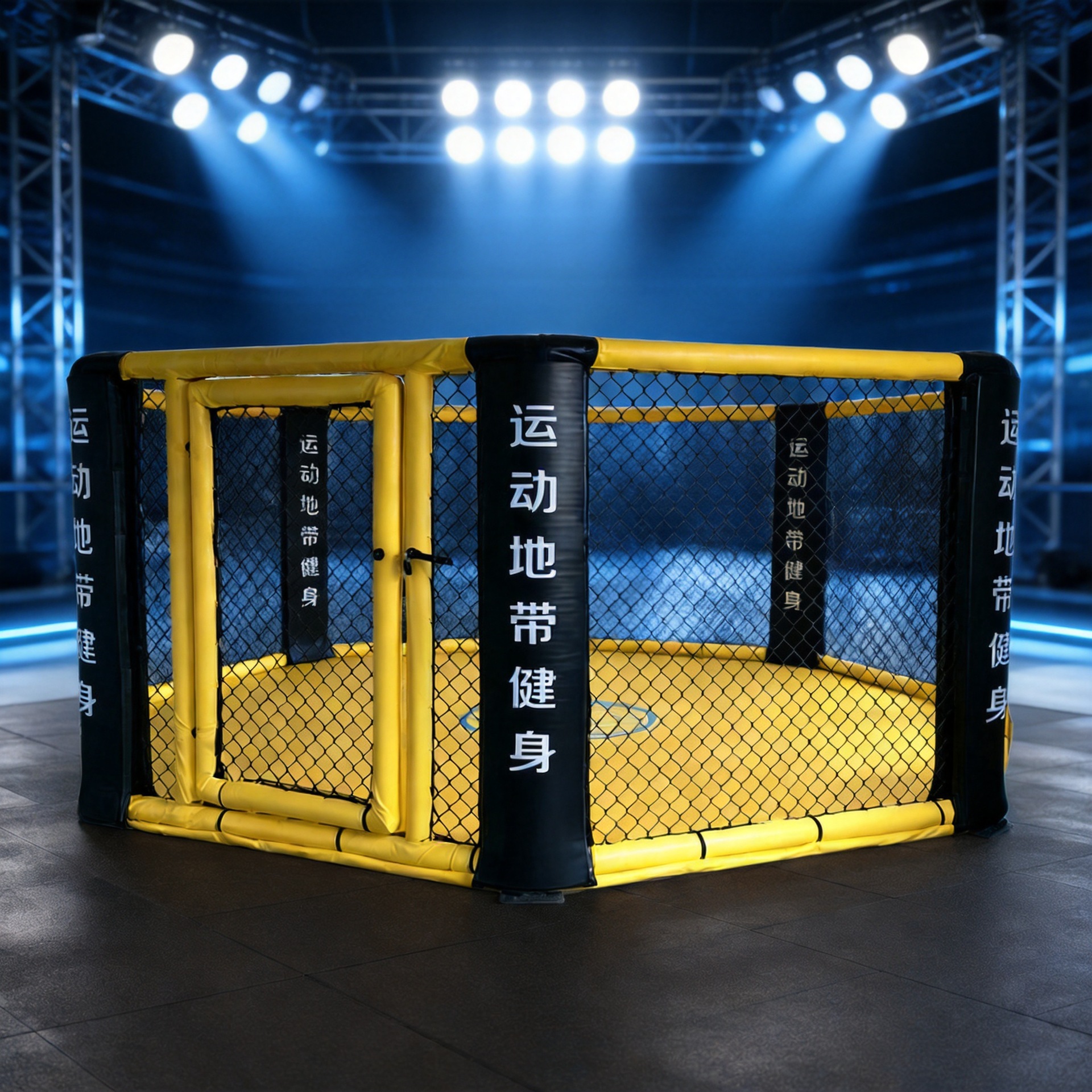 Portable Ufc Fighting Cage Boxing Ring Gym Sanda Free Fighting Training Cage National Standard Competition Boxing Ring