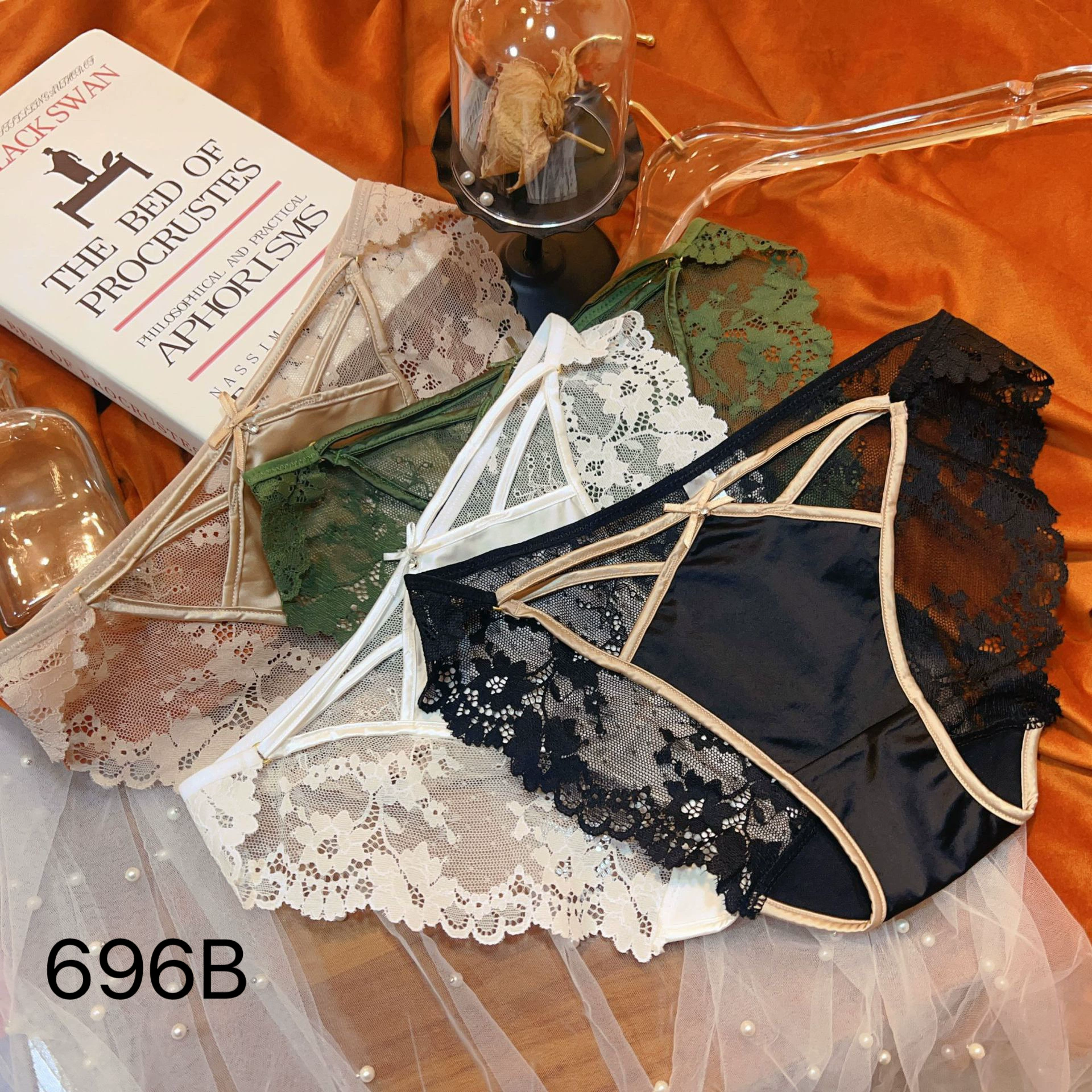 696 Европейско-американское сексуальное кружево атлас сетка треугольник полый прозрачный чистый блеск комфортное искушение женские трусы низкой посадки