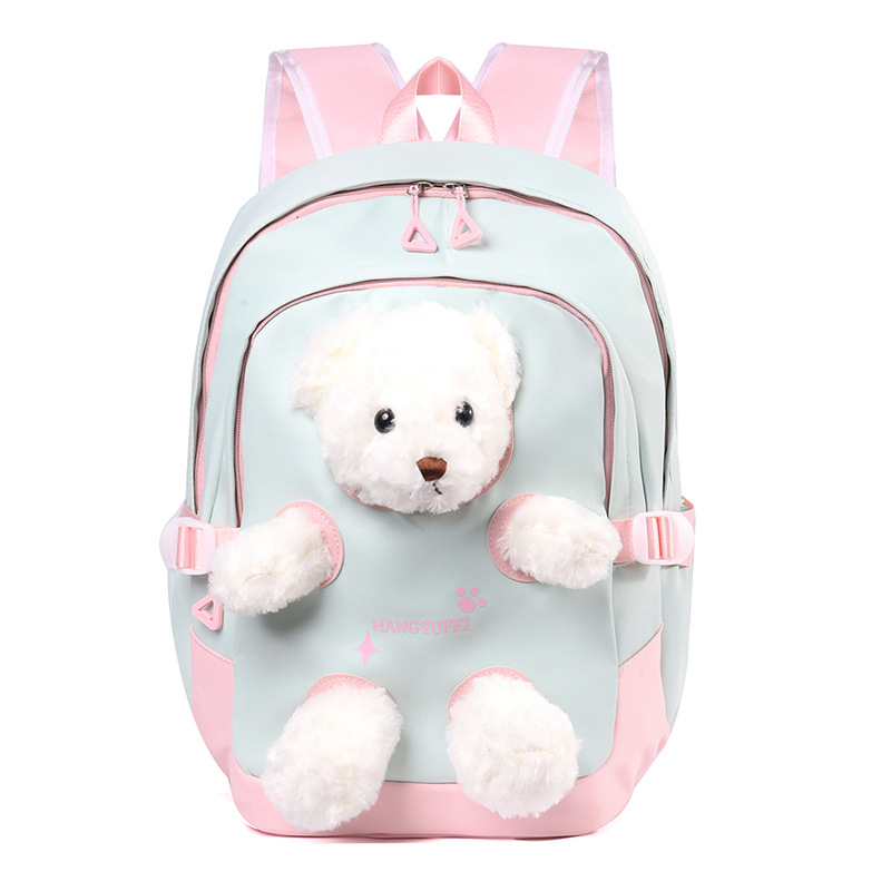 Catuones animadas lindas osos de peluche niñas mochila de viaje al aire libre de gran capacidad mochila escolar para estudiantes de primaria mochila ligera