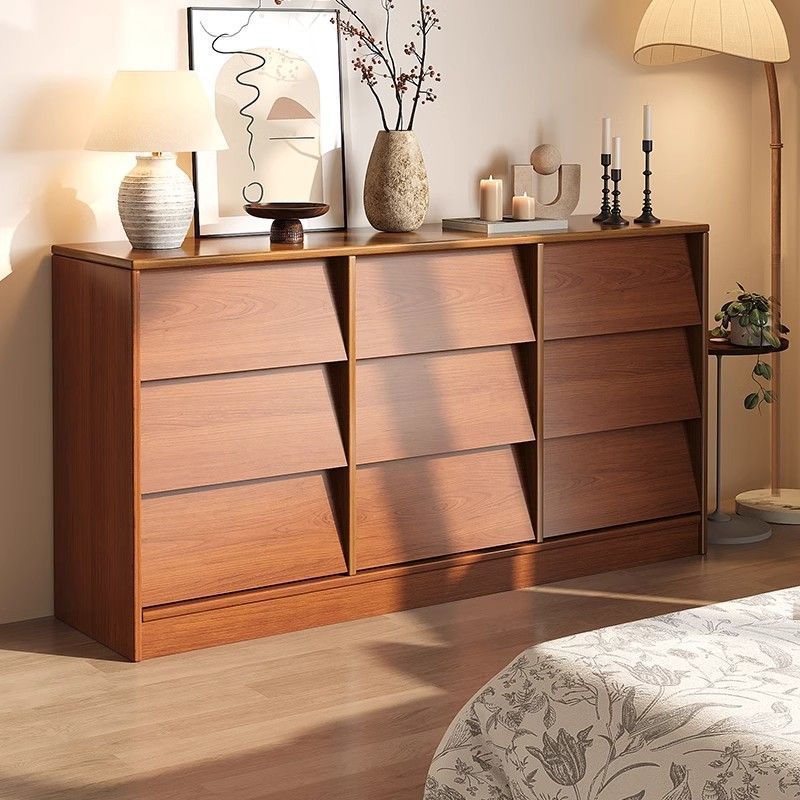 实木斗柜抽屉柜卧室床尾置物柜客厅收纳柜靠墙储物柜九斗柜小边柜