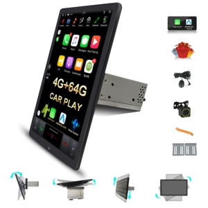 13.6 düym şaquli ekranlı elektrik fırlanan universal Android GPS avtomobil naviqatoru