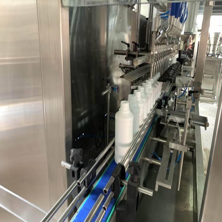 全自动活塞式灌装机 农药旋盖机 悬浮剂液体灌装机灌装机械是中环