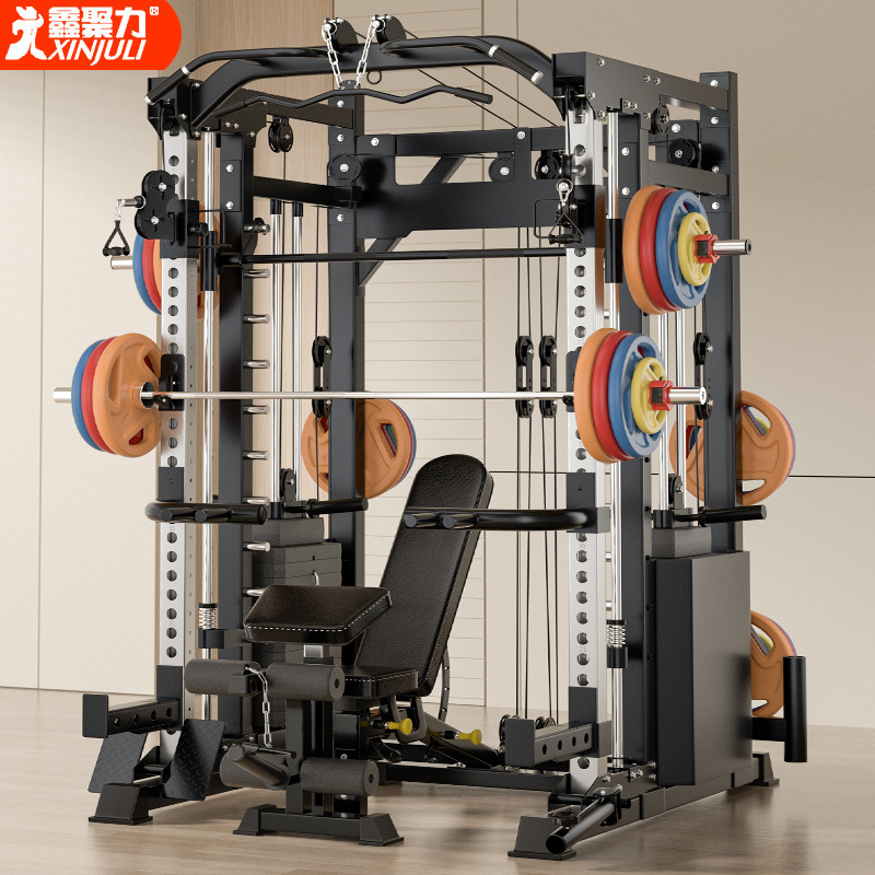 Máquina Smith profesional entrenador integral pórtico gimnasio multifuncional todo en un pájaro Gaola empuje horizontal