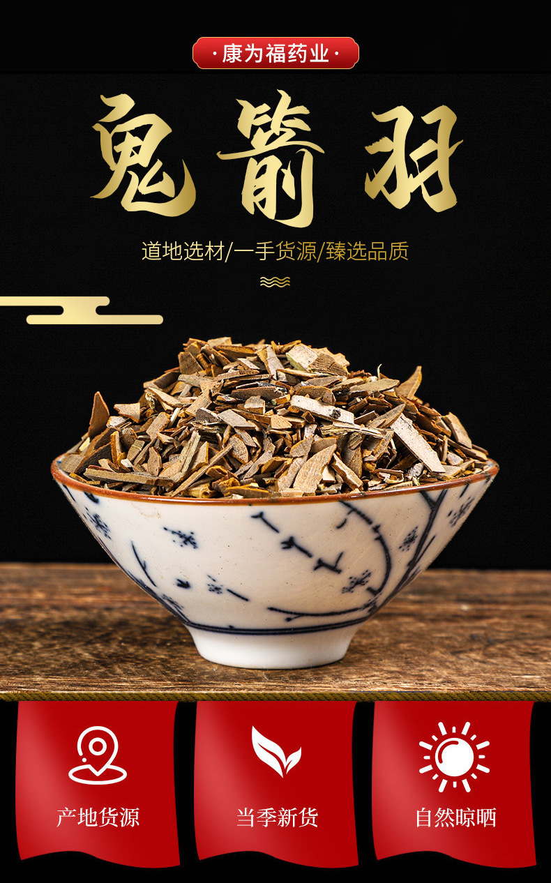 Gui Jian Yu Powder (Euonymus alatus) — Dried Winged Euonymus Herb Powder, 500g overview