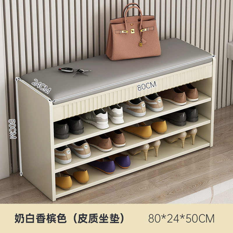 [신제품*3단모델] 밀크화이트 샴페인 컬러 80cm (가죽쿠션)