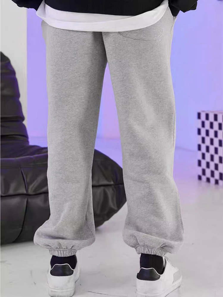 380G pesado lazo de algodón pantalones de protección de hombre Europa y Estados Unidos marca de moda transfronteriza zapatos deportivos casuales de cintura alta pantalones versátiles