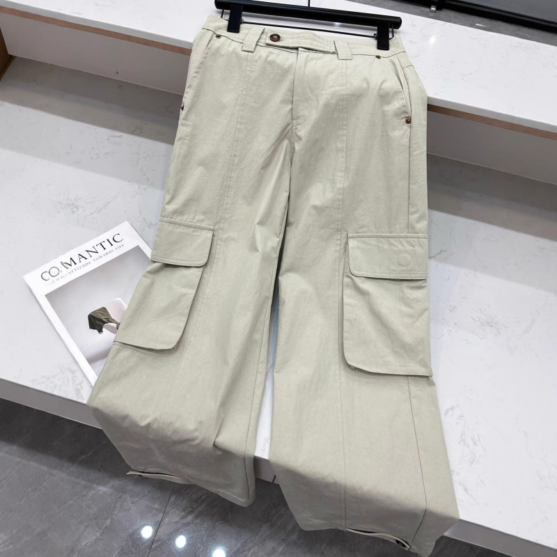 Ss 26 Spring/Summer New Designer Style Outdoor Wear Vintage Washed Straight-Leg Casual Pocket Cargo Pants