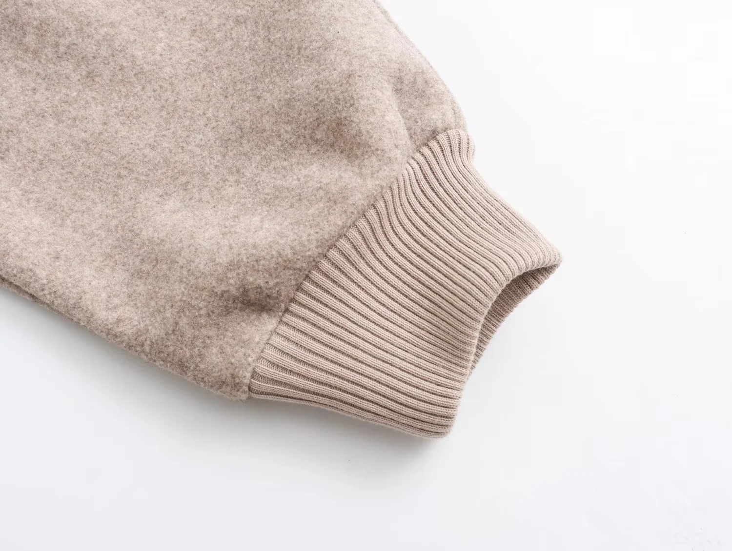 GraceChic GraceChic ZA Foreign Trade European And American Style Autumn New Simple Casual Loose Hooded Soft Short Bomber Jacket Coat_voghion.com