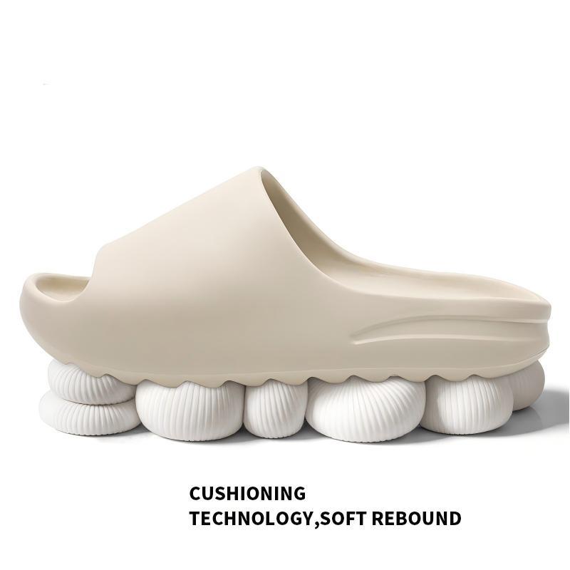 Pantuflas EVA populares transfronterizas con sensación de pisar nubes, sandalias Yeezy de verano para mujer con suela gruesa para exteriores, venta al por mayor de comercio exterior para hombre.