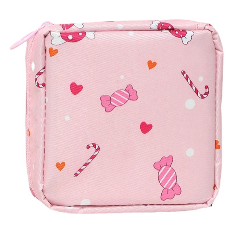 Bolsa de almacenamiento de servilletas sanitarias bolsa de almacenamiento de toallas de gran capacidad Portátil Bolsa de almacenamiento de toallas sanitarias bolsa mensual de almacenamiento de toallas