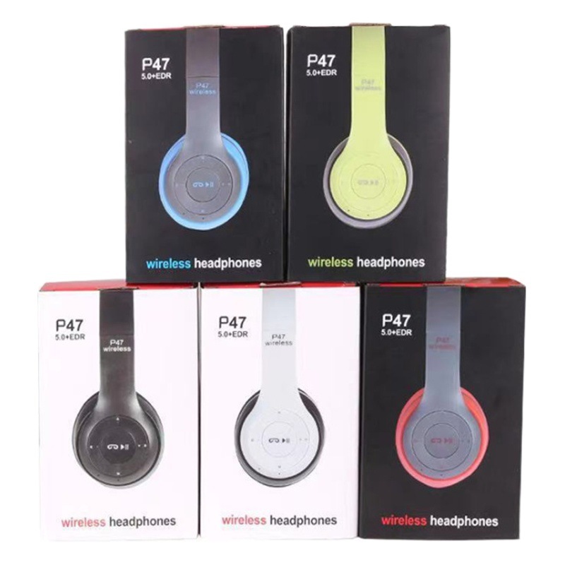 P47 auriculares Bluetooth auricular Bluetooth 5,0 estéreo regalo auriculares fábrica