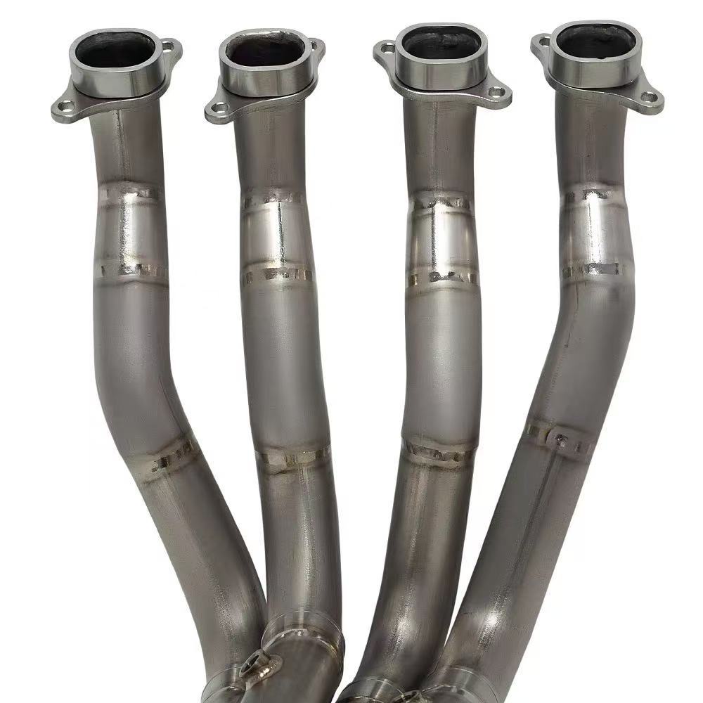Suitable for motorcycle exhaust pipe modification, Honda CBR1000RRR titanium alloy front section connected to the original factory tail section, new model