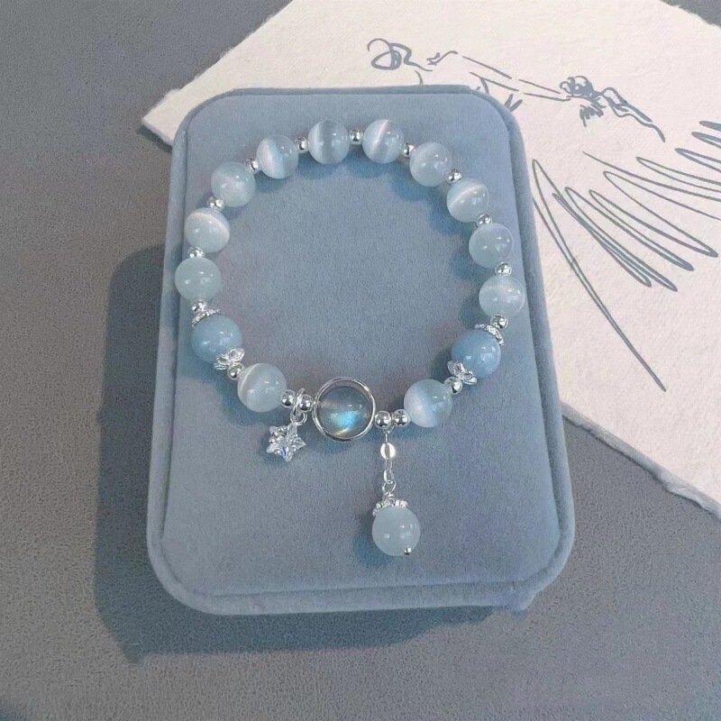 Imitation Cat's Eye Butterfly Bracelet Women's 23 Years New Entry Luxury Ins Trendy Niche Design High-end All-match Bracelet for Women Imitation Cat's Eye Butterfly Bracelet Women's 23 Years New Entry Luxury Ins Trendy Niche Design High-end All-match Bracelet for Women