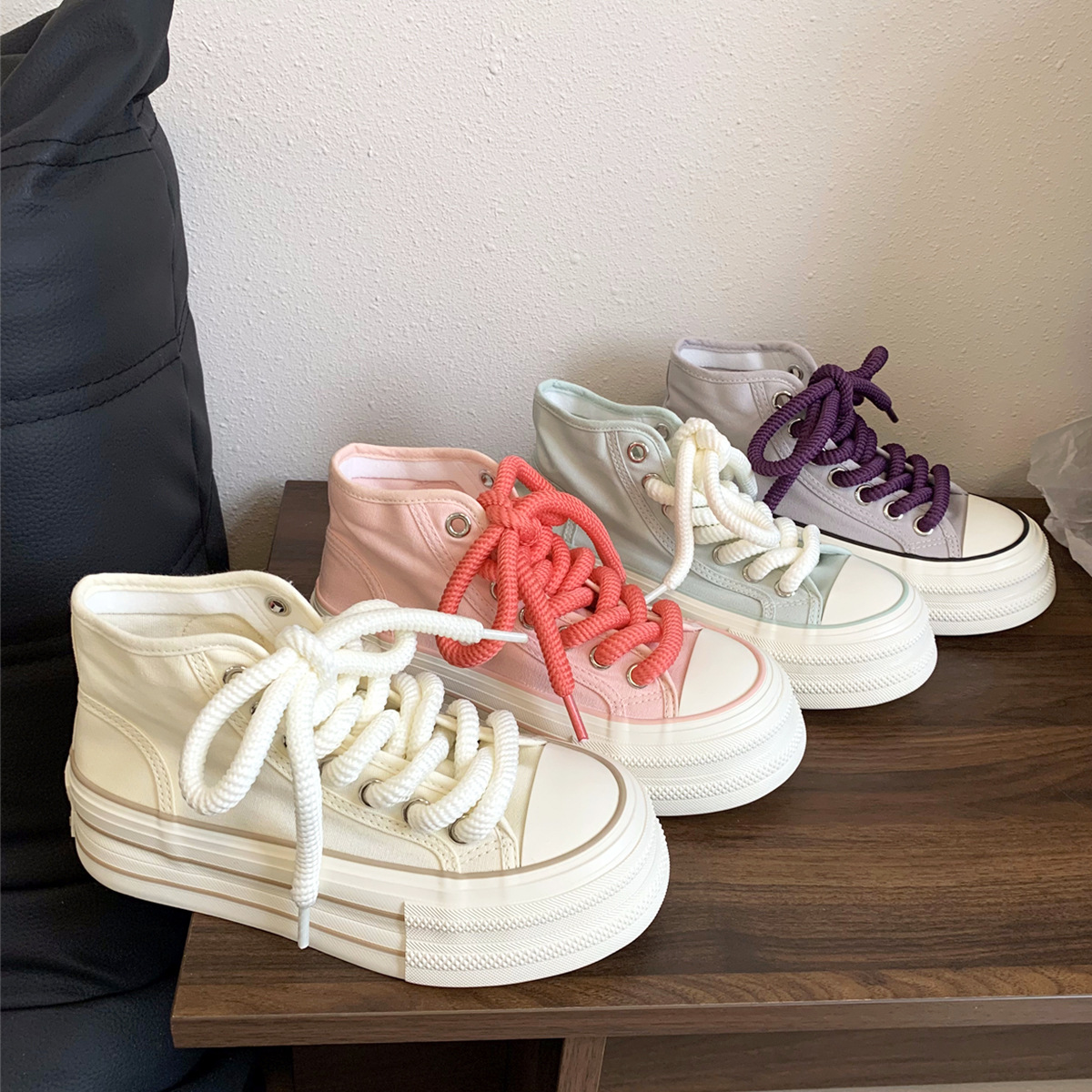 ZR255 봄 여름 새로운 스타일 통기성 캐주얼 다목적 내마모성 캔버스 신발 한국 스타일 간단한 틈새 ins 트렌디 스니커즈 여성용