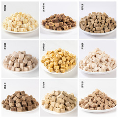 Pet snacks: Chicken, Duck, Beef, Salmon, Quail, Nutritious, Grind Teeth, Hair Cheeks, Freeze Dried, Cat and Dog, One Piece Hair Replacement