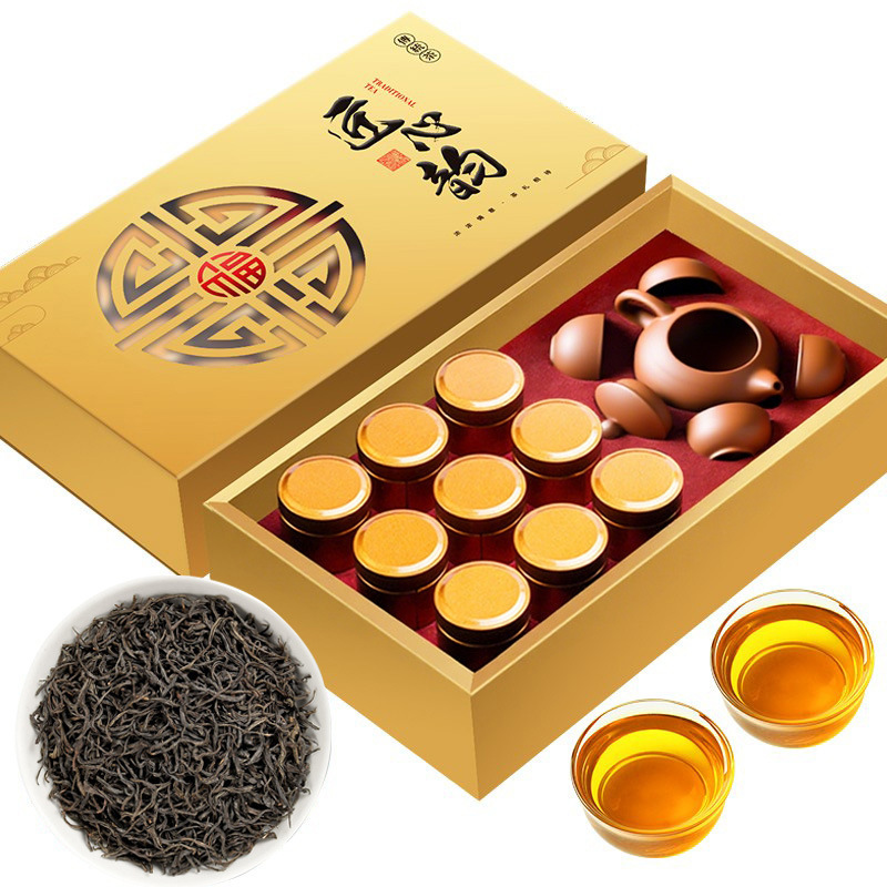 New Year's Gift Set for the Year of the Horse: Tea Set, New Tea, High Mountain Small Seed Black Tea, Small Gold Canister Tea Gift Box Set New Year's Gift Set for the Year of the Horse: Tea Set, New Tea, High Mountain Small Seed Black Tea, Small Gold Canister Tea Gift Box Set
