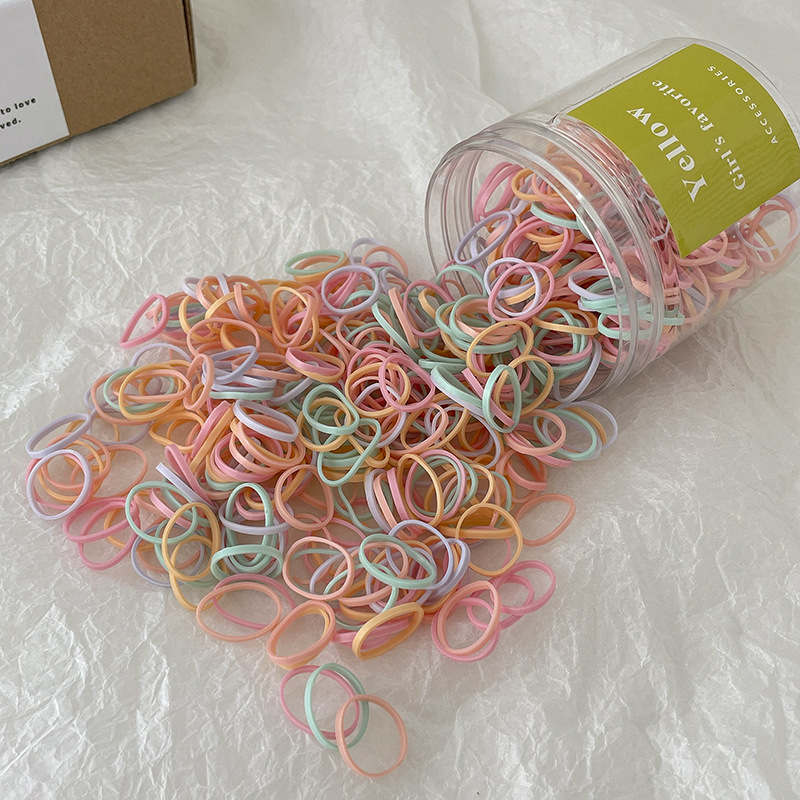 Pequeña banda de goma disponible negra para las mujeres, alta banda de goma elástico y durable, Banda del pelo, Banda del pelo para las muchachas