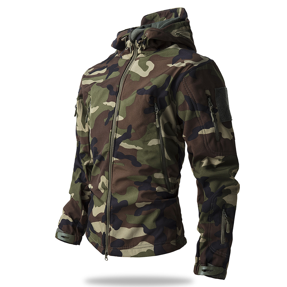 Men's 3-in-1 Breathable Windproof Camouflage Outdoor Jacket_voghion.com