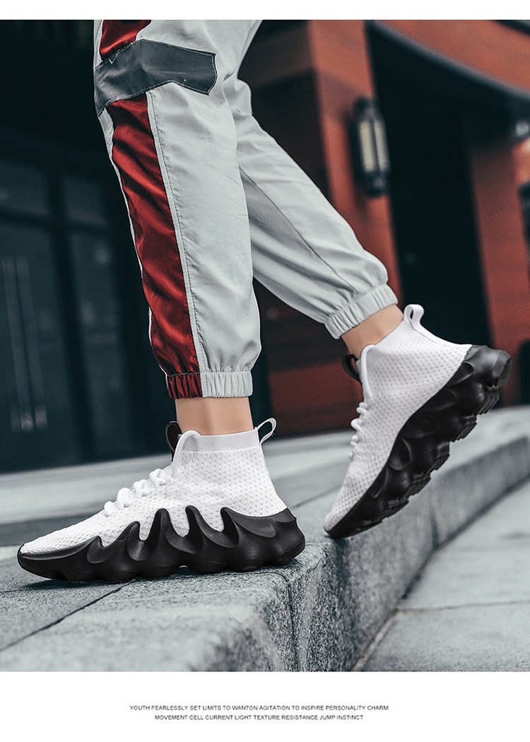 Neue übergroße, leichte, atmungsaktive Socken, vulkanische Sport- und Freizeitschuhe, trendige Herrenschuhe in koreanischer Version_voghion.com