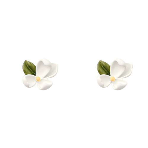 S925 Silver Needle Small Fresh Flower Earrings for Women  New Trendy Sensational High-end Versatile Temperament Earrings