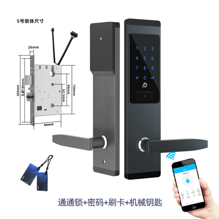 Замок Tongtong с приложением, Bluetooth-парольный замок для гостевых домов и апартаментов, умный замок для аренды, для деревянных дверей, производитель дверных замков
