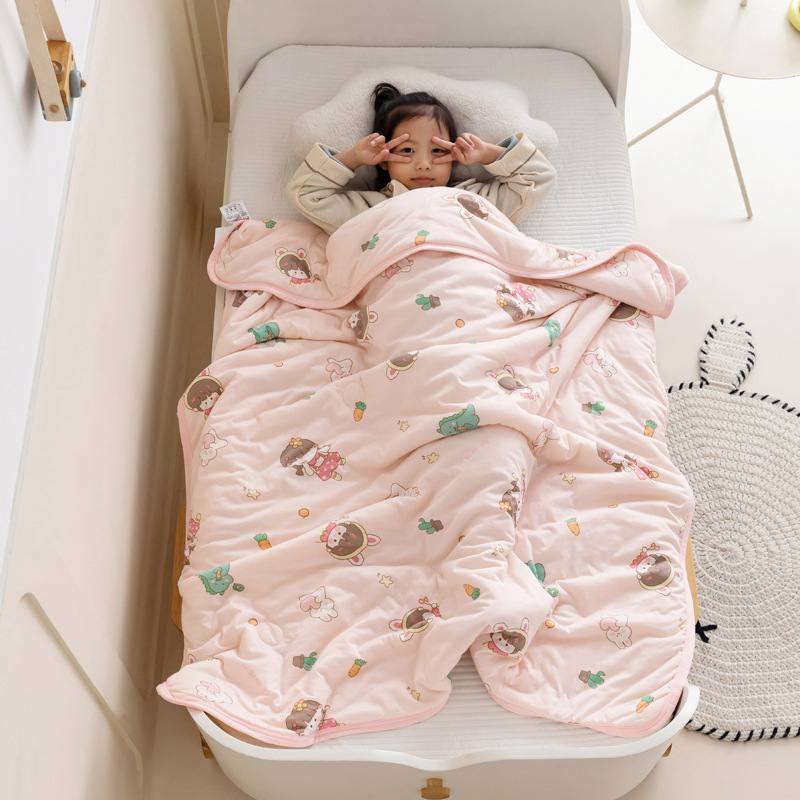 Class A children's summer quilt air conditioning quilt summer cool quilt kindergarten nap quilt students summer thin washable