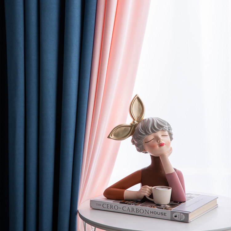 Manufactor shading Netherlands Curtains fashion Simplicity a living room balcony bedroom Office finished product wholesale