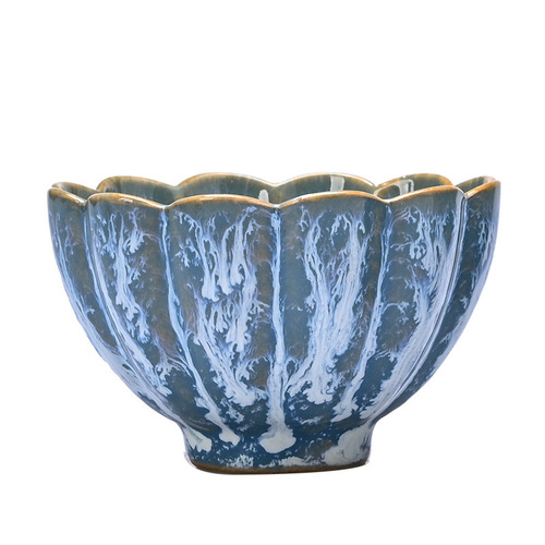 New item kiln change ceramic irregular cup household Gongfu tea cup personal cup tea drinking cup Tianmu Jianzhan master cup tea bowl