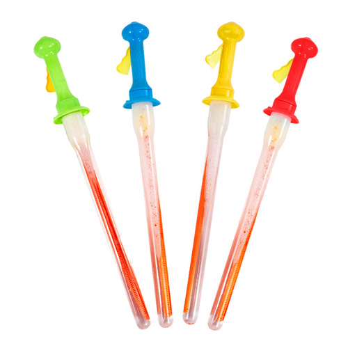 Bubble Wand Children's Handheld Bubble Machine Large Cartoon Outdoor Toy Bubble Sword Western Sword Bubble Water Street Stall