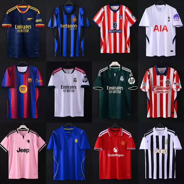 2627 Football Jerseys Real Madrid Paris Arsenal Miami Barcelona Ajax Tottenham Ac Chelsea Jersey