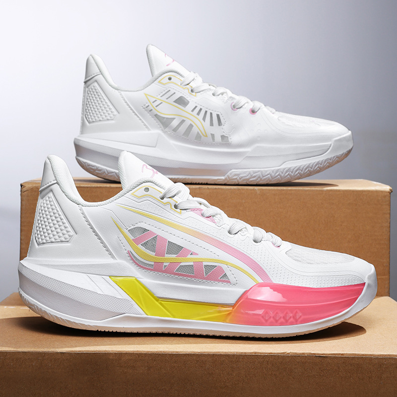 Actual Combat Light Speed 3 New Model Basketball Shoes That Can Make Noise, Actual Combat Competition Shock-Absorbing and Wear-Resistant Youth and Middle School Students Sports Shoes for Men