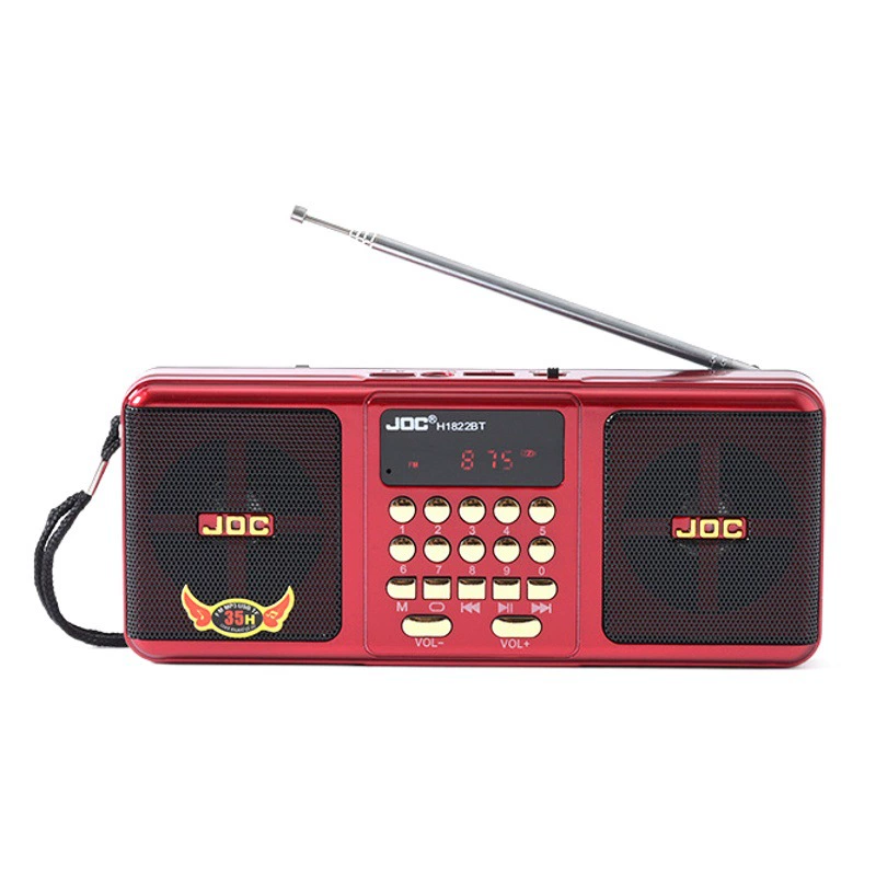 В наличии оптом портативное радио для пожилых людей многофункциональное карточное радио Полнодиапазонный полноканальный динамик Bluetooth