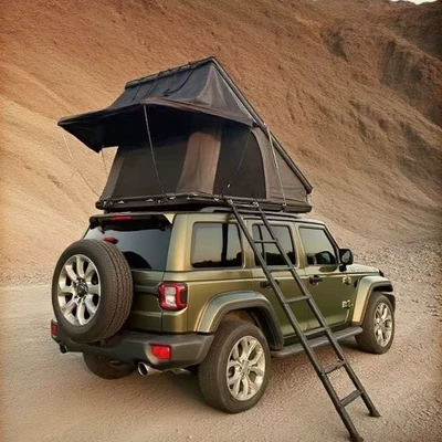 Car-Mounted Tent, Hard-Shell Double: Avtomobil dam çadırları