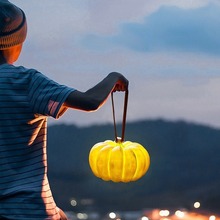 跨境现货手提南瓜灯户外防水造型灯公园露营庭院景观led庭院灯