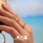小众流行欧美贝珠指戒