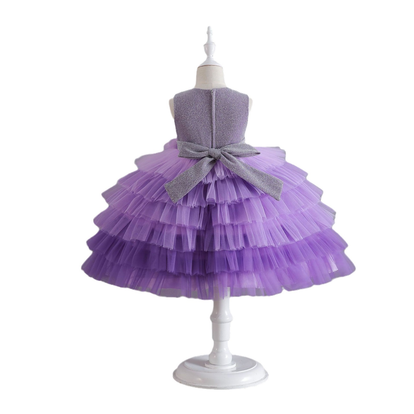 Ventas calientes de ropa infantil de verano nuevos vestidos de lentejas de niños vestidos de princesa de pastel vestidos de fiesta de cumpleaños de chicas