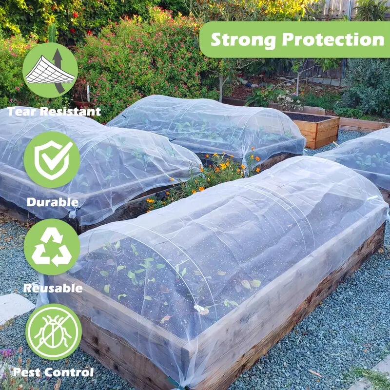 Cross-border export four-season plant protection cover sunscreen insect cover plant growth tunnel plant protection gardening net cover Cross-border export four-season plant protection cover sunscreen insect cover plant growth tunnel plant protection gardening net cover