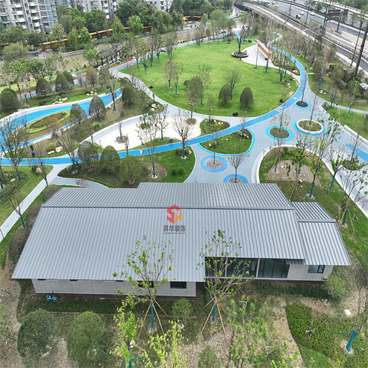 厂家直供 3004氟碳漆1.0厚铝镁锰扇形弯弧屋面板430