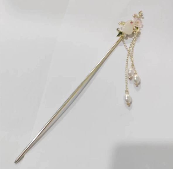 El estilo de alta sensación de miniatura caballo falda clip de cabello nuevo estilo chino tocado antiguo clip de cabello estilo nacional clip de cabello paso de cabello para mujeres image 114